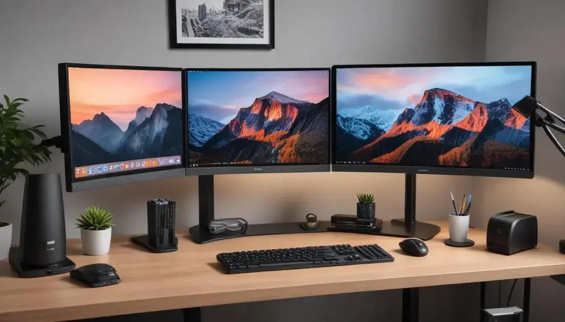 Acessórios que melhoram a experiência com monitores baratos