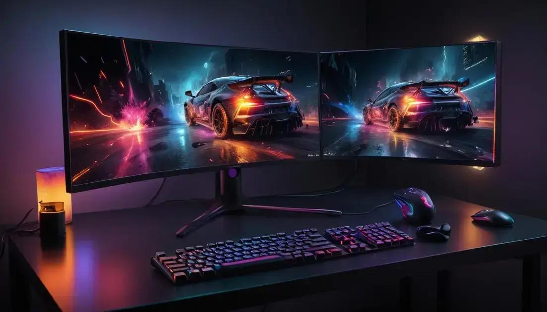 Principais recursos de um monitor gamer 4k
