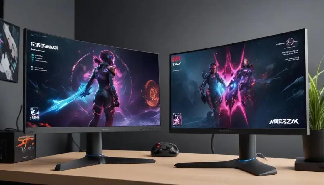 Comparativa: os melhores monitores gamers baratos de 2025