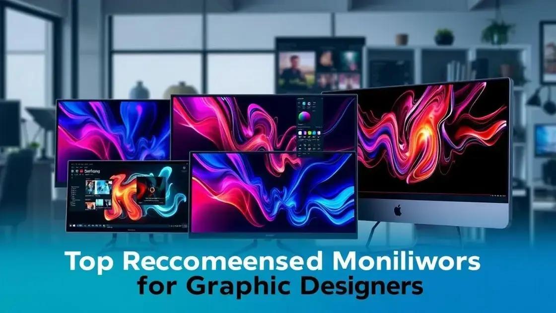 Top 5 monitores recomendados para designers Top 5 monitores recomendados para designers