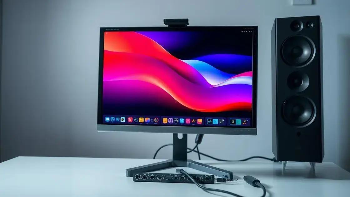 Características essenciais para monitores de edição