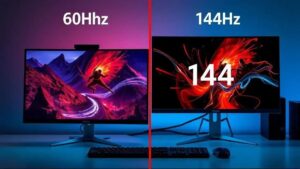 Monitor 60Hz vs 144Hz: Qual é a melhor escolha para jogos?