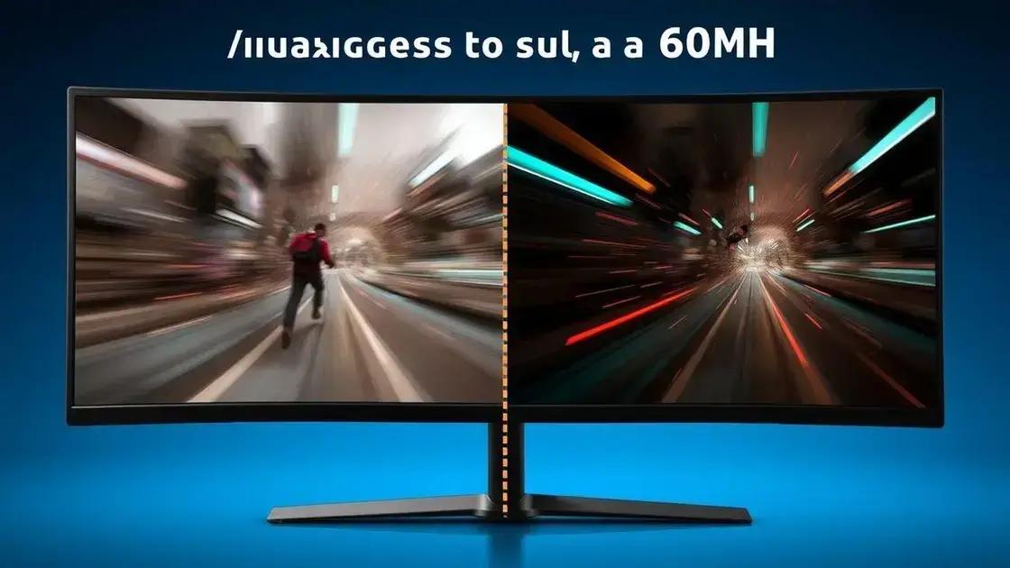 Desvantagens de um monitor 60Hz