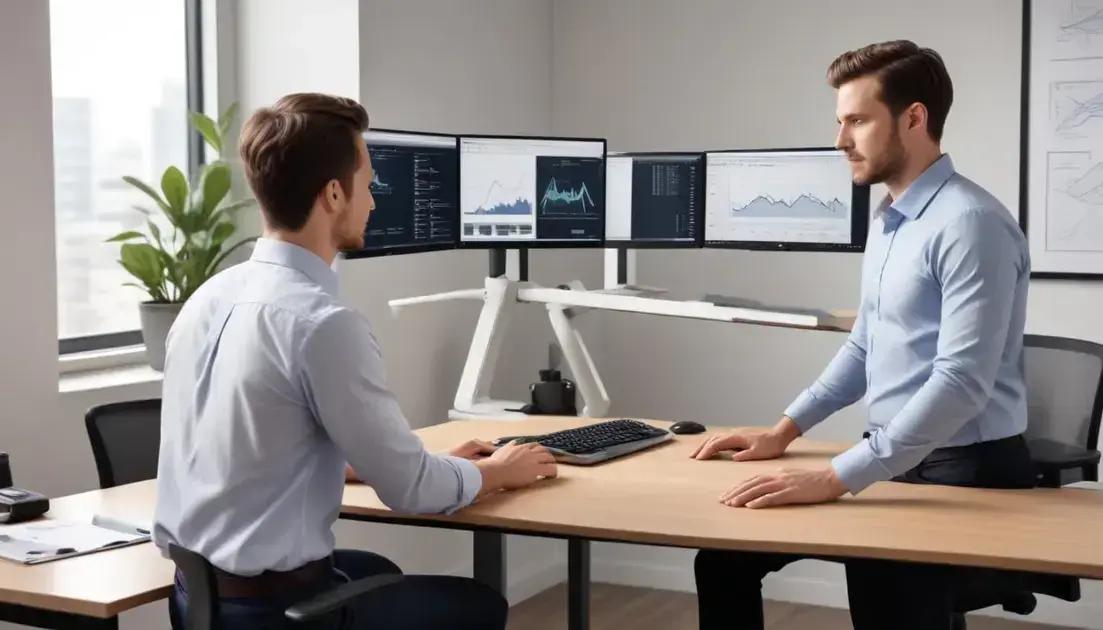 Vantagens de usar um monitor ergonômico no escritório