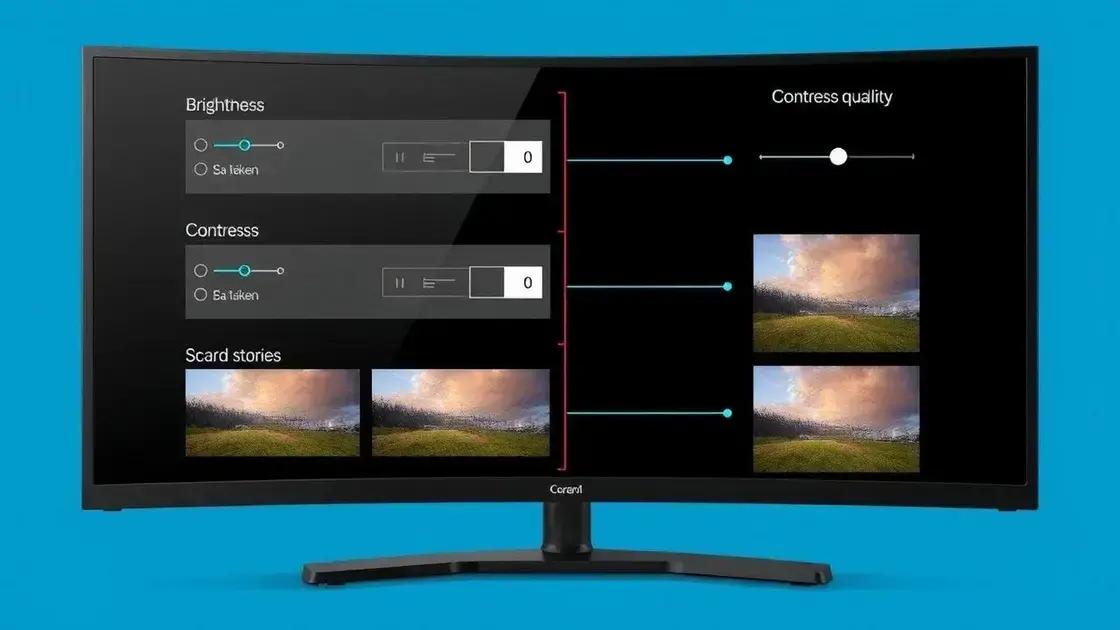 Como a configuração ideal impacta na visualização
