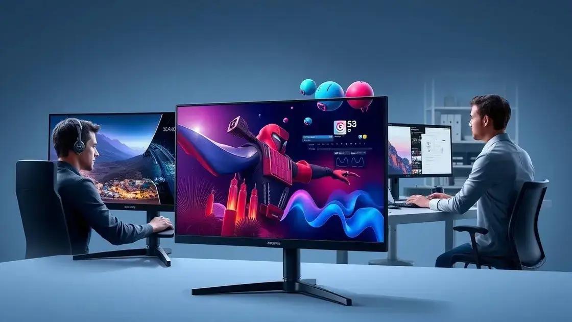 Perfis de uso: qual monitor se adapta ao seu estilo?