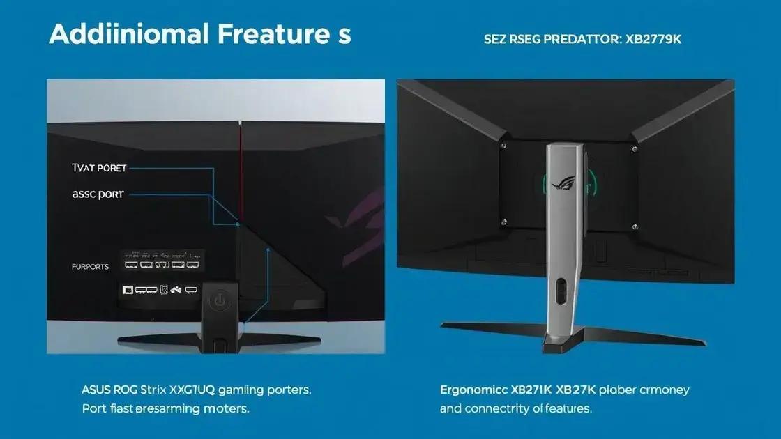 Recursos extras e conectividade