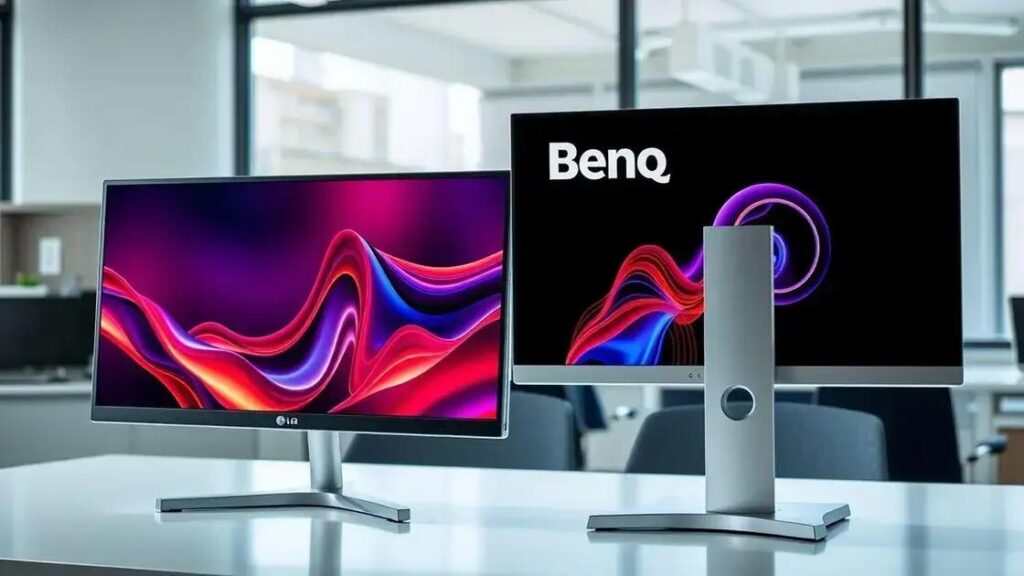 Comparativo LG 27UK850 vs BenQ PD2700U para designers: qual é o melhor?