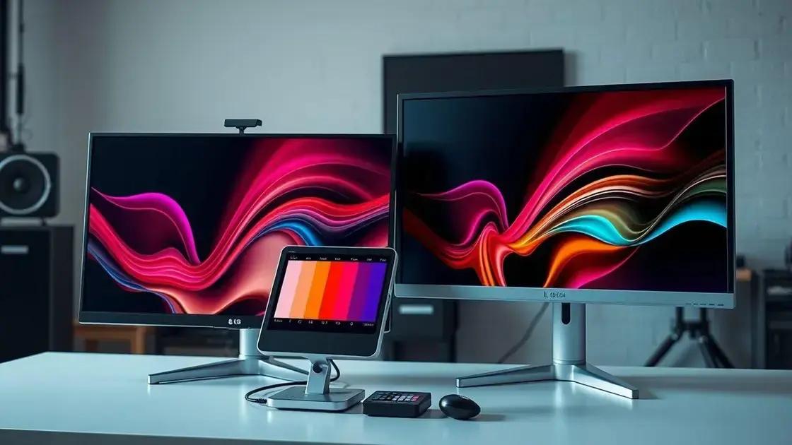 Desempenho em cores e precisão para designers