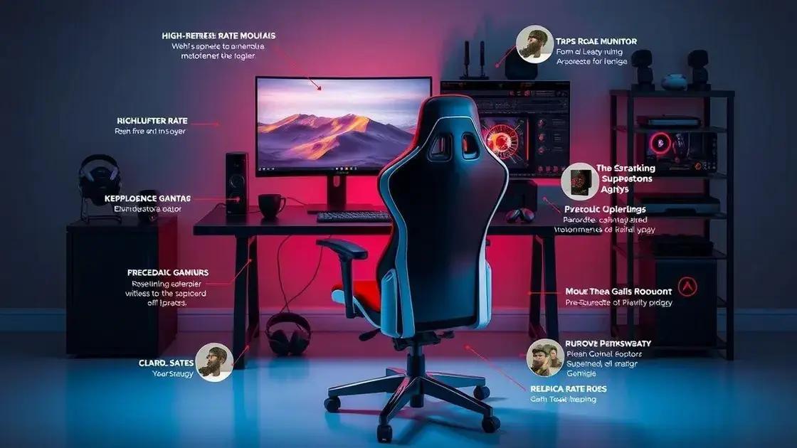 Quais recursos são essenciais para gamers