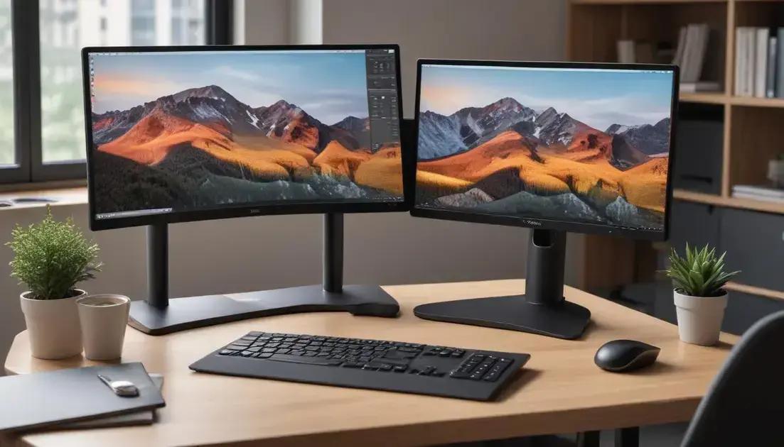 Vantagens de usar um monitor portátil