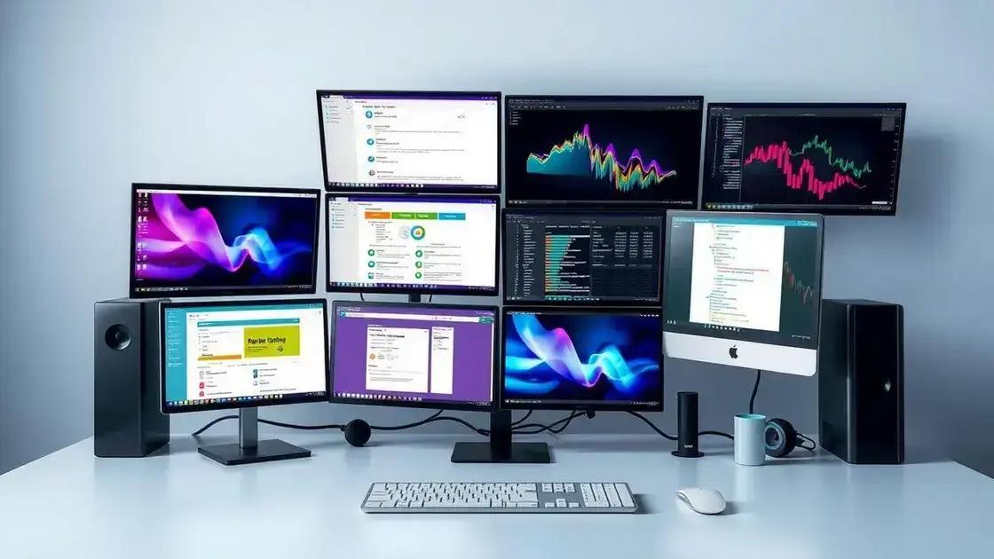 Dicas para otimizar o uso de múltiplos monitores