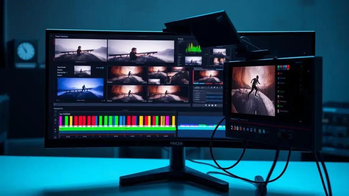Qual a melhor configuração para monitor de edição de vídeo? Veja aqui!