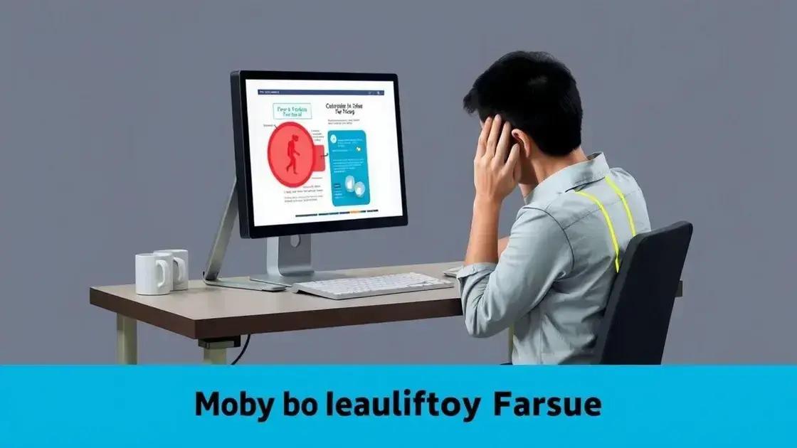 Impactos de uma má posição do monitor