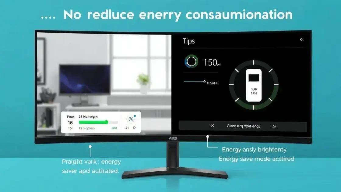 Dicas para reduzir o consumo energético do seu monitor 4K