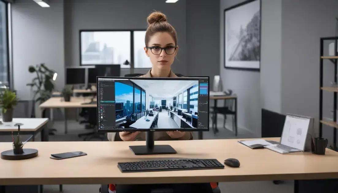 Vantagens de usar monitores portáteis usb-c