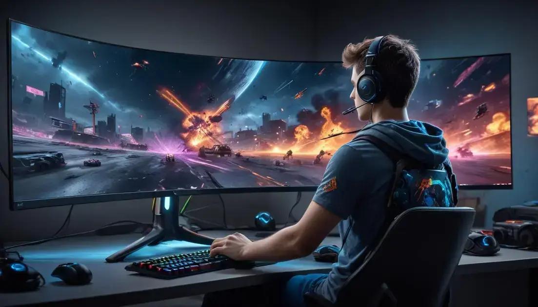 Vantagens do monitor ultrawide 34 polegadas para gamers