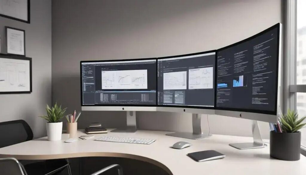 Monitor curvo para produtividade: 5 modelos que vão transformar seu trabalho