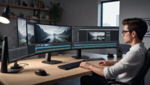Monitor ultrawide para edição de vídeo: o melhor para profissionais