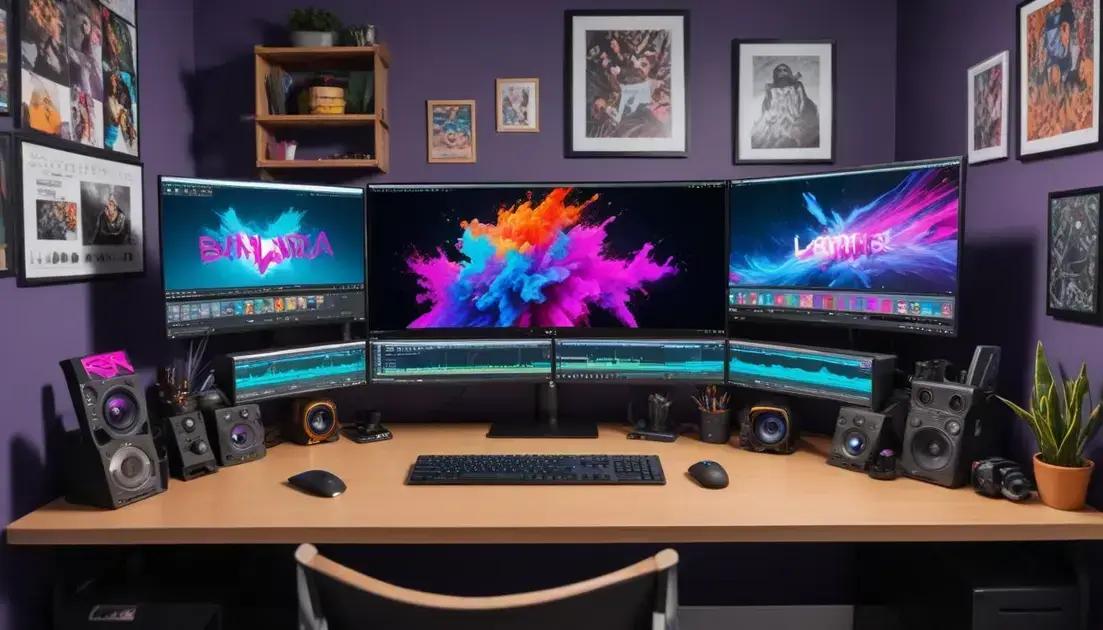 Por que escolher um monitor ultrawide para edição de vídeo?