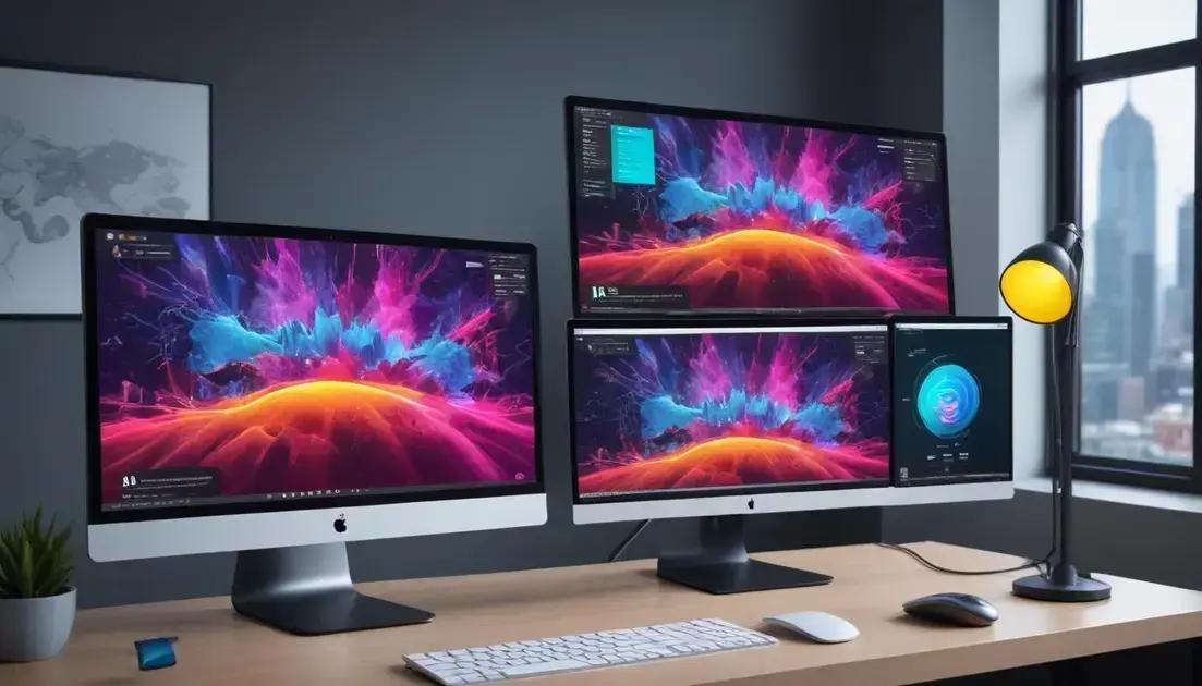 Benefícios dos monitores com inteligência artificial