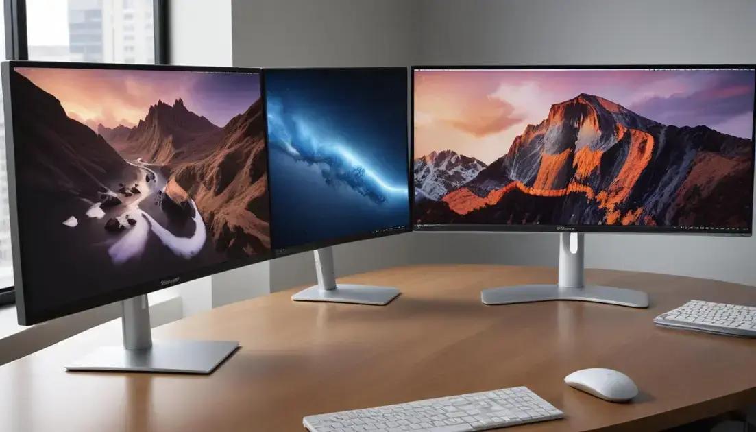 Comparativo entre os melhores monitores com Thunderbolt 4