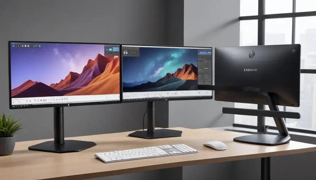 Design e ergonomia dos monitores