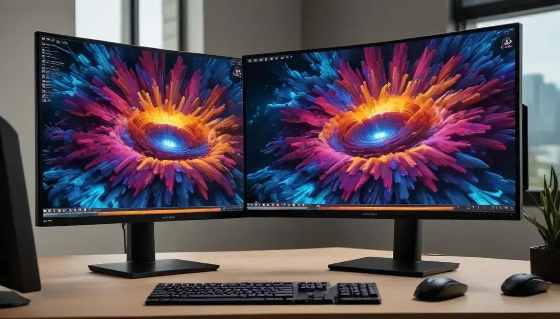 Qualidade de imagem: cores e resolução em comparação