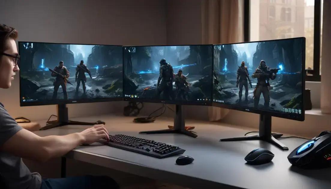 Desempenho em jogos: qual monitor se destaca?