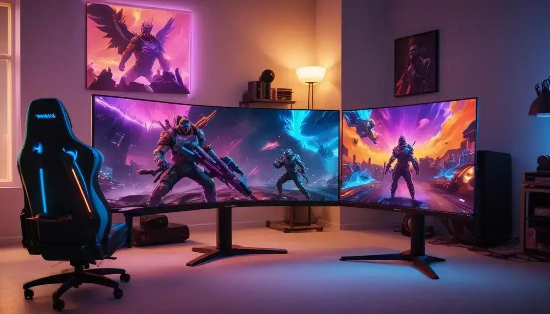 Desempenho dos monitores AOC vs Philips em jogos e filmes